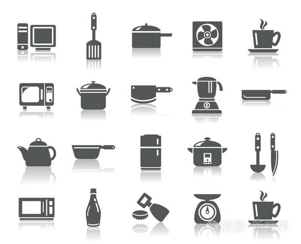 厨房用具图标插画-正版商用图片1h5x2l-摄图新视界